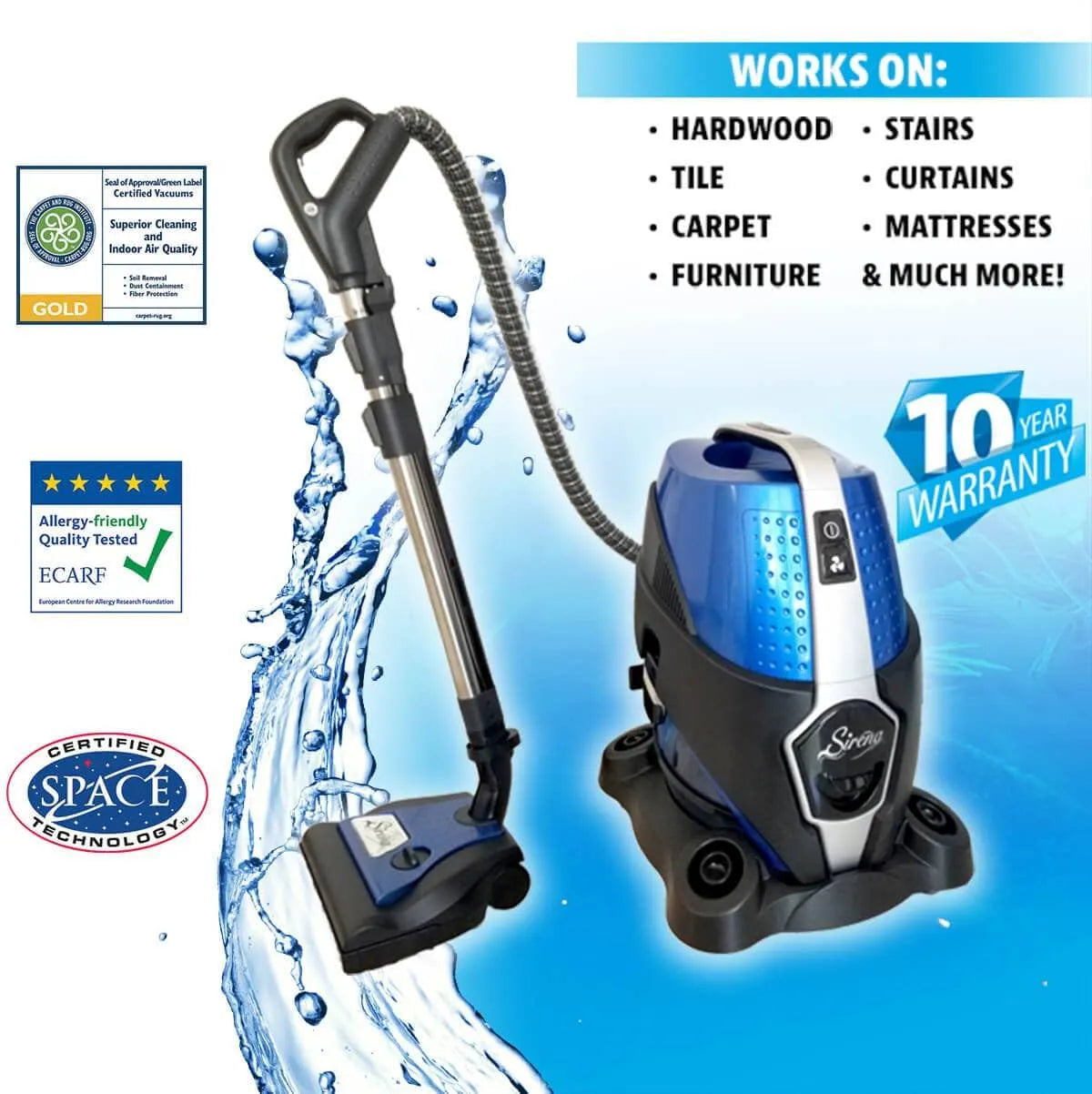 Sirena Water Vacuum